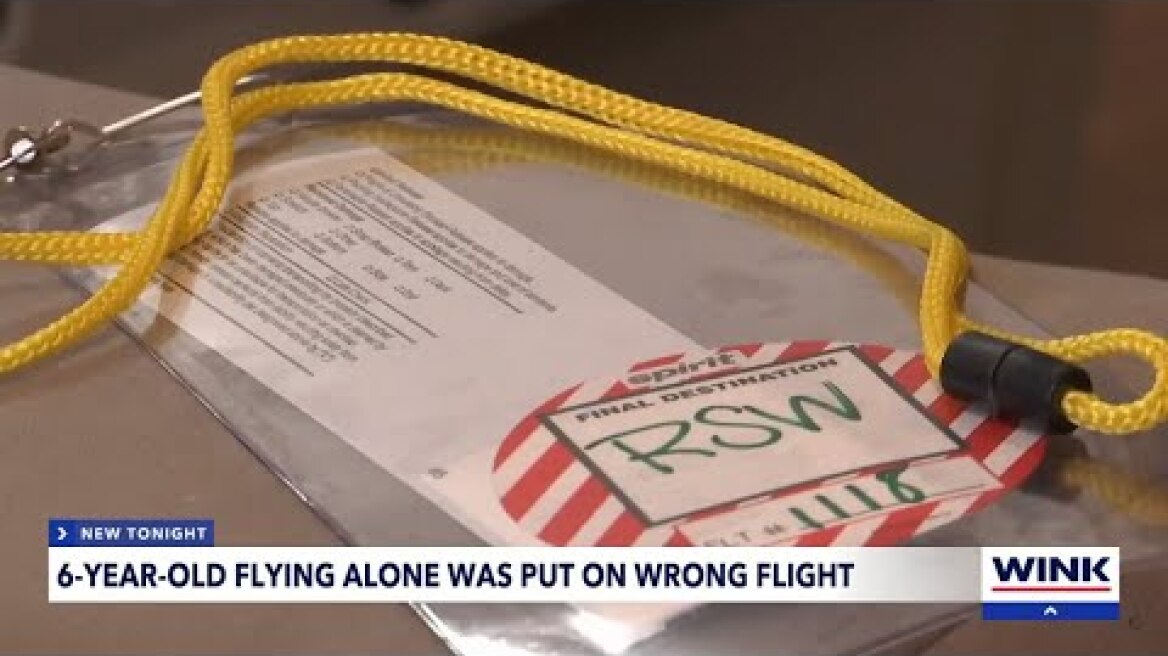 6-year-old flying alone was put on wrong flight