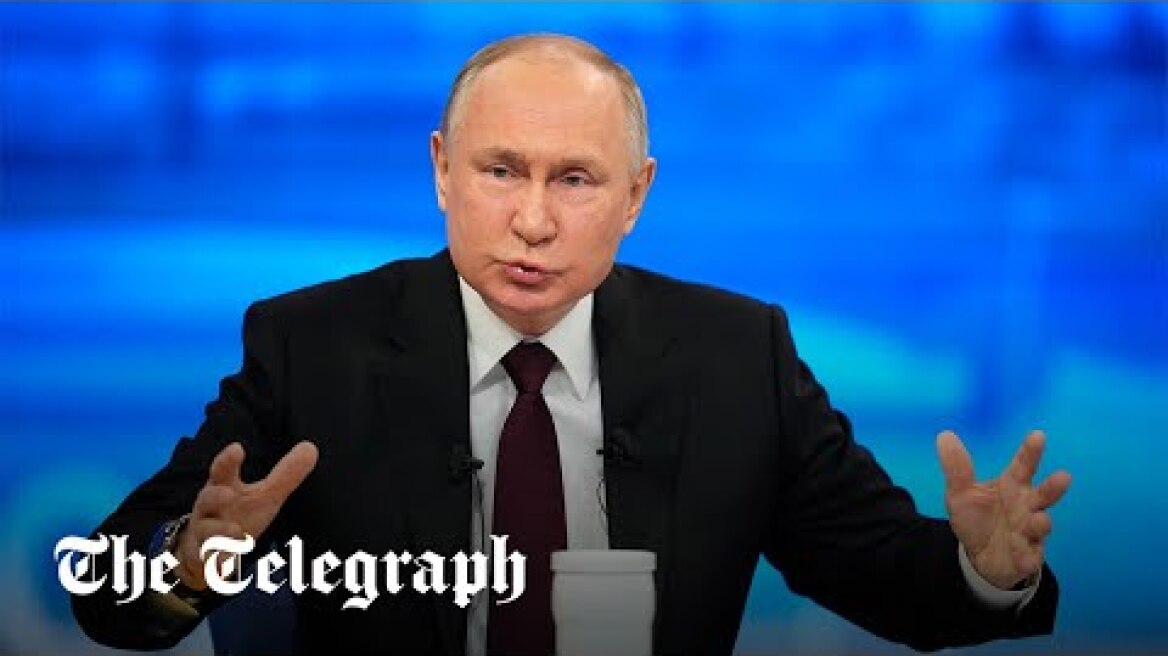 LIVE: Putin holds first press conference since start of Ukraine war
