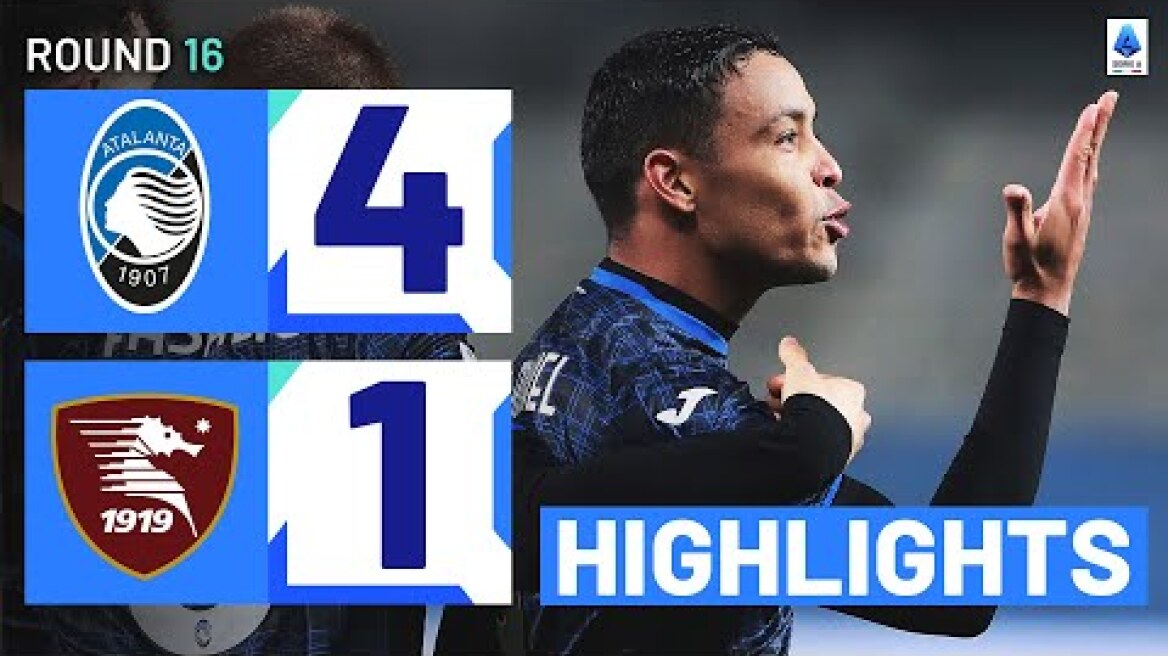 ATALANTA-SALERNITANA 4-1 | HIGHLIGHTS | La Dea come back to crush visitors | Serie A 2023/24