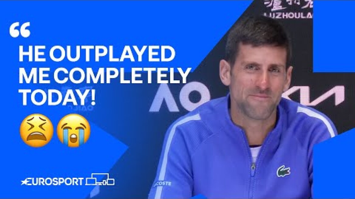 'It's not the beginning of the end' - Novak Djokovic remains defiant after Jannik Sinner defeat 💪🇦🇺