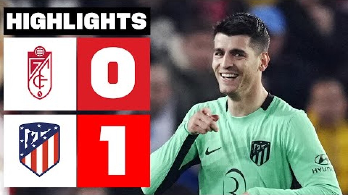 GRANADA CF 0 - 1 ATLÉTICO DE MADRID | RESUMEN | LALIGA EA SPORTS