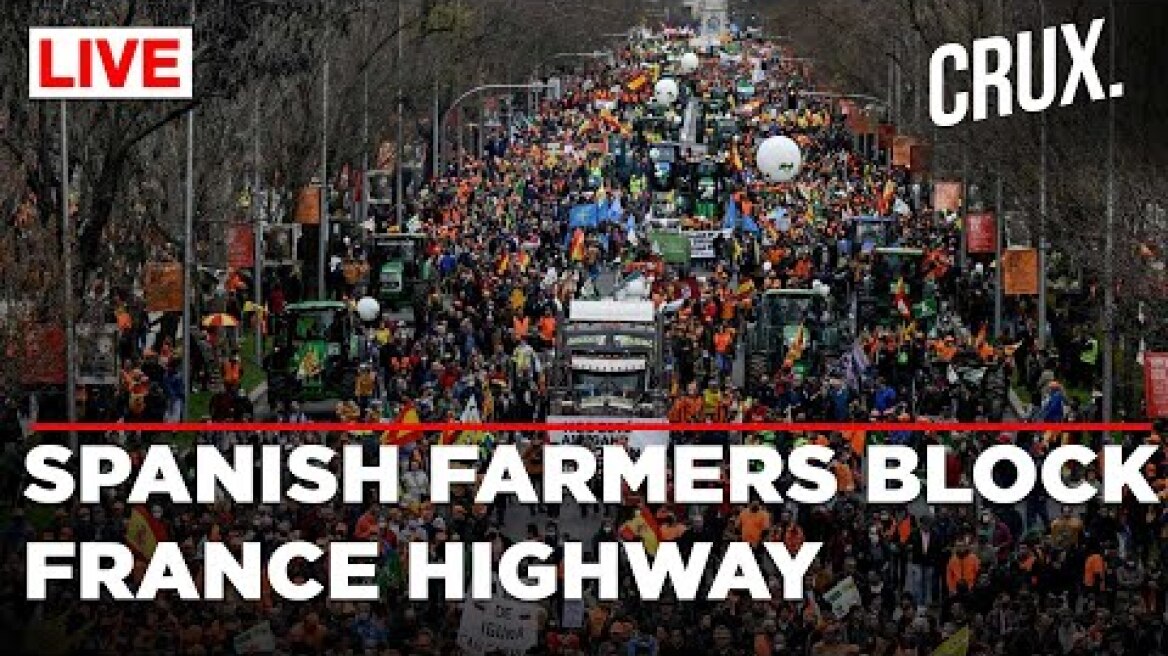 LIVE: Farmers block Spanish highway leading to FranceLIVE: Vigil to mark moment earthquake struck…