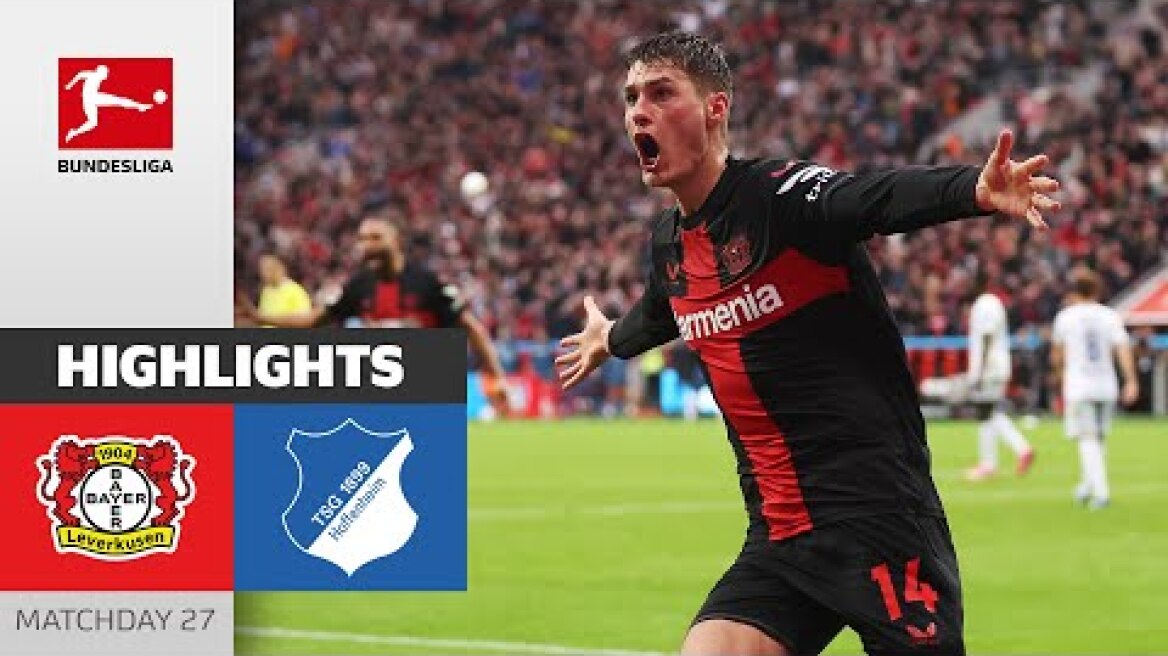 Another CRAZY Leverkusen Comeback! | Leverkusen - Hoffenheim 2-1 | Highlights | MD 27 – BL 23/24