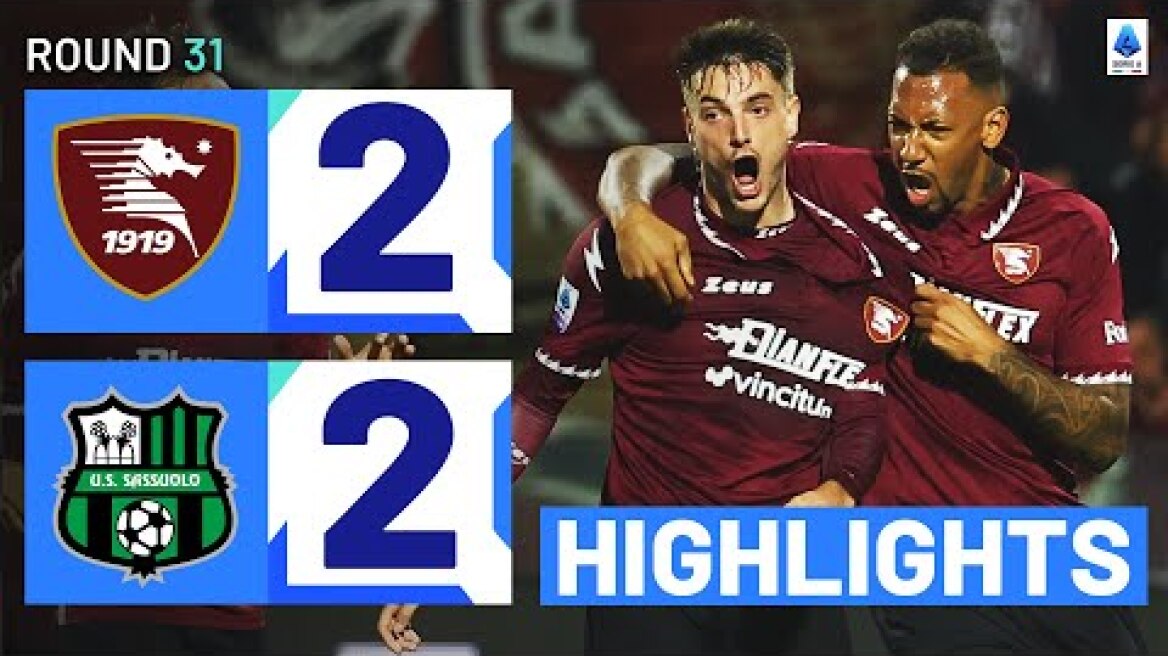 SALERNITANA-SASSUOLO 2-2 | HIGHLIGHTS | Maggiore secures point with last-gasp goal | Serie A 2023/24